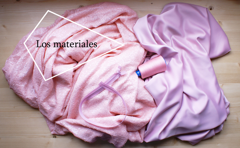 #vestidobonito materiales