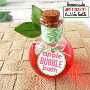 baño-burbujas-manzana-DIY